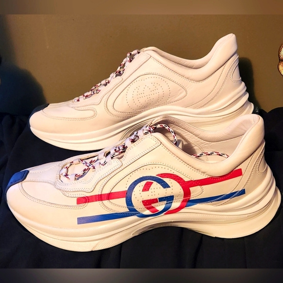 Gucci Other - NWOT Gucci run leather sneakers 10